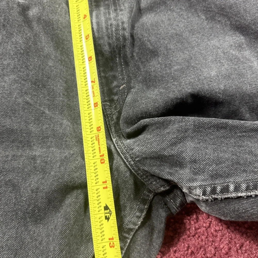Vintage Levis 505 Faded Black Jeans Mens (Fit 30/31) Made in USA Tapered Leg